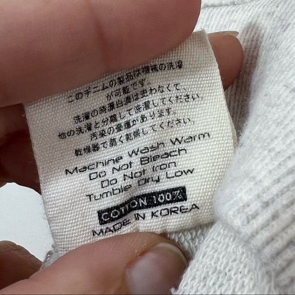 Blue Vanilla Funnel Neck 3/4 Sleeve Top in Oatmeal Size S - Picture 10 of 10